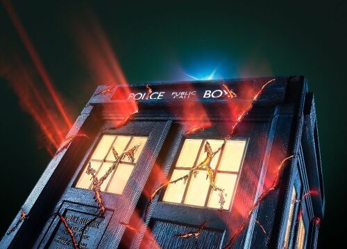 The Thirteenth Doctor's (Jodie Whittaker) TARDIS from "Eve of the Daleks" 2022 New Year's Day Special